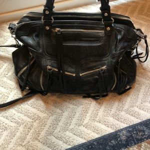Black Leather Rebecca Minkoff Purse